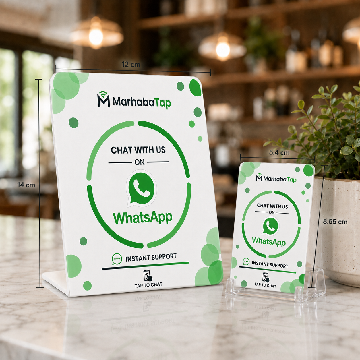 WhatsApp Tap Stand- MarhabaTap™