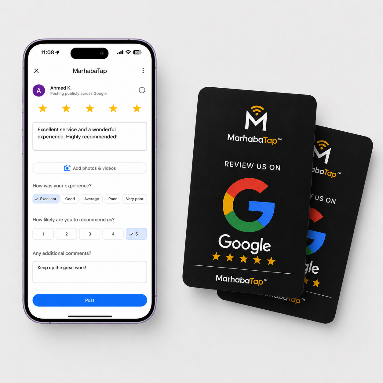 Google Tap Card Gold Edition - MarhabaTap™