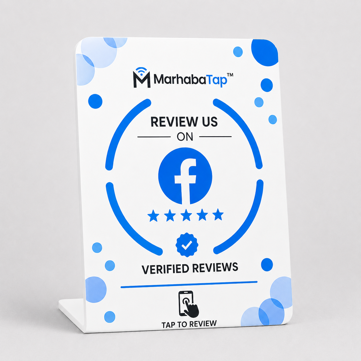 Facebook Tap Stand- MarhabaTap™