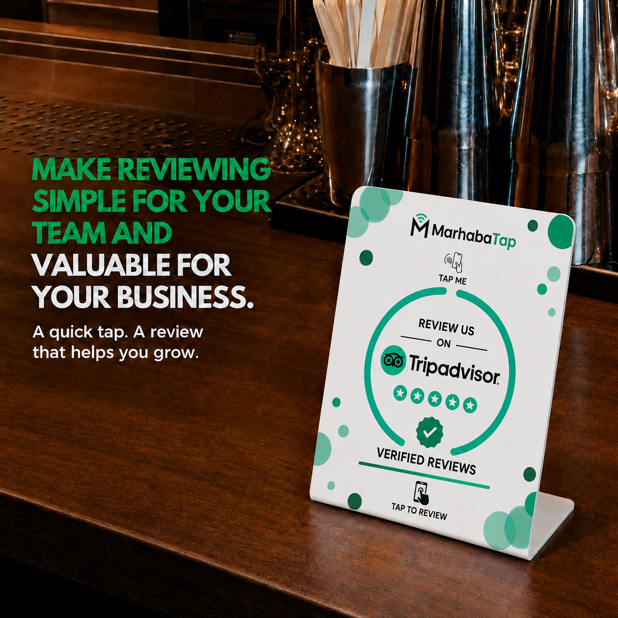 Tripadvisor Tap Stand- MarhabaTap™